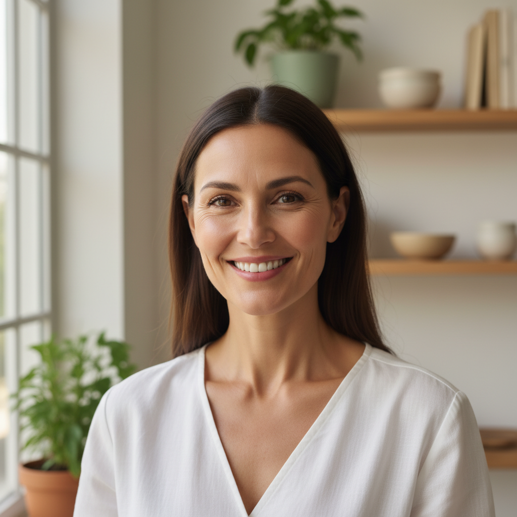 Woman feeling healthy